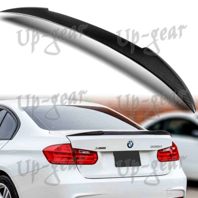 Alerón trasero de fibra de carbono real para BMW 330i 335i 340i 320i 2013-2018 Foto 1 de 4