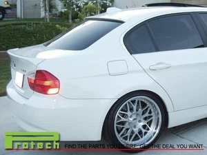 05-11 BMW E90 M3 4Dr OE Trunk Lip w/ AC Style Roof Spoiler Lip 323i 328i 335i - Picture 1 of 2