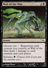 Magic the Gathering MTG Wail of the Nim (81) Mirrodin   LP