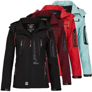 Geographical Norway Tislande Damen Softshelljacke Softshell Regen Jacke S-XXL - Bild 1 von 11