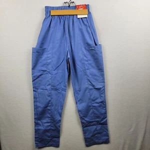 Landau Pants scrubs women's Light Blue Cargo Fit size XS NWT - Picture 1 of 8