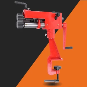 Máquina de rodillos de cuentas de metal profesional dobladora de chapa de acero calibre 22 con kit de 6 troqueles - Imagen 1 de 19