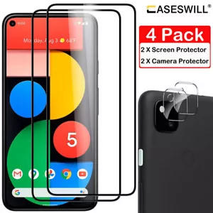 For Google Pixel 9a 8a 8 7a 7 6a 6 9 Pro XL Tempered Glass Full Screen Protector - Picture 1 of 8