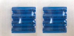 8-Pc Size 14500 AA 3.2V (LiFePO4) Rechargeable 300/400/600 mAH Battery - Picture 1 of 2