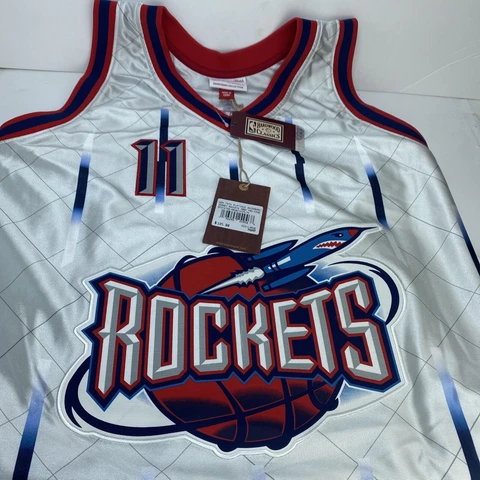 Mitchell N Ness Yao Ming Houston Rockets Platinum Swingman Mens Jersey Size 3XL Cover
