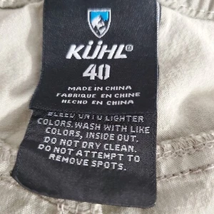 Kuhl Shorts 40 Green Cargo Vintage Patina Dye - Picture 1 of 10