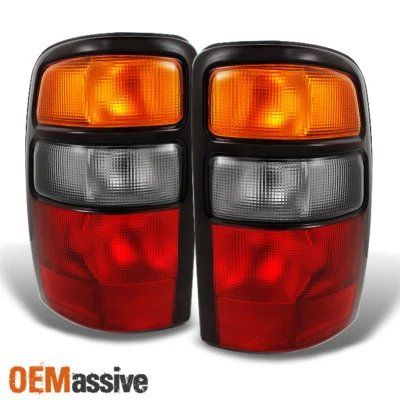Подходит для пары сменных красных прозрачных задних фонарей Suburban Yukon Tahoe 2000-2006 годов выпуска - Изображение 1 из 4