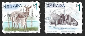 Canada 2005 #1688-89 High Values (Wildlife) - Used - Picture 1 of 4