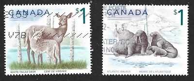 Canada 2005 #1688-89 High Values (Wildlife) - Used - Image 1 of 4