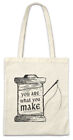 You Are What You Make Shopper Shopping Bag Needle and Thread Fun Tailor