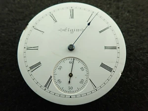 VINTAGE 16 SIZE ELGIN OPEN FACE POCKET WATCH MOVEMENT GRADE 158 - NOT RUNNING - Picture 1 of 2