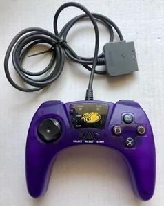 Sony PlayStation 1 PS1 Purple Controller Mad Catz Control Pad *SHIPS FROM CANADA - Picture 1 of 1