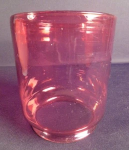 1880's Cranberry Kerosene Oil Gas or Early Electric 5 " Lip Shade - Picture 1 of 5