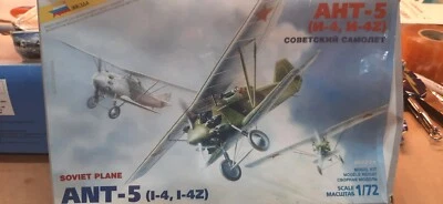 Soviet Aircraft ANT-5  (I-4, I-4Z) Scale  1/72 Zvezda New !!! - Immagine 1 di 4