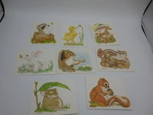 Lot of 8 Animal Critters Greeting Cards Current Cards No Envelopes - Picture 1 of 8