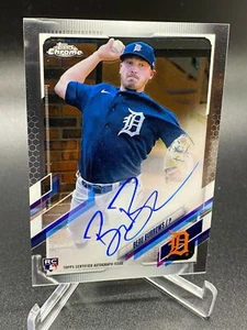 2021 Topps Chrome BEAU BURROWS AUTO RC TIGERS RA-BB - Picture 1 of 1