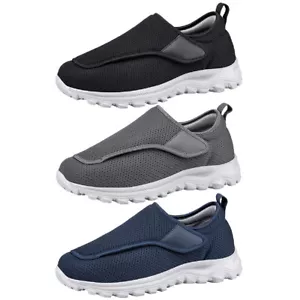 Men Wide Walking Shoes Slip-On Orthopedic Shoes Diabetic Shoes for Swollen Feet - Picture 1 of 21