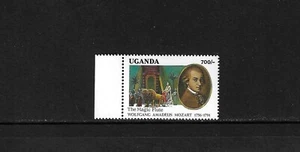 Uganda SC # 978 Wolfgang Amadeus Mozart . MNH - Picture 1 of 1