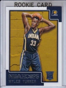 2015-16 NBA HOOPS MYLES TURNER BASE ROOKIE RC #272 LONGHORNS PACERS NUOVO A BUCKS - Foto 1 di 1