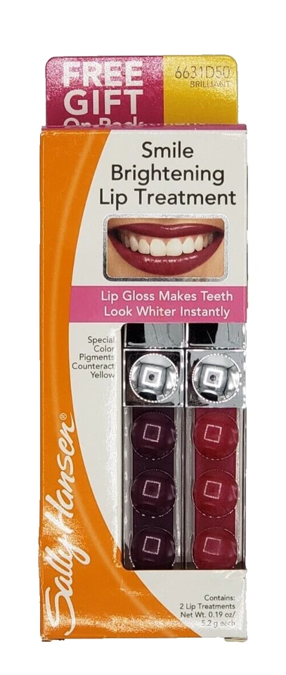 NUEVO Tratamiento Labial Iluminador Sally Hansen Sonrisa Brillo Transparente-6631D50 BRILLANTE Foto 1 de 1