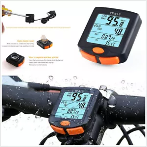 Multifunction 3V Digital Motorbike Computer Speed Meter Speedometer LCD Odometer - Picture 1 of 10