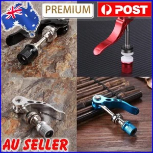 Aluminium Alloy Quick Release Bike Seat Post Clamp Seatpost Skewer Bolt - Picture 1 of 18