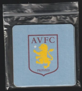 ASTON VILLA F.C. Pack of 6 Beer Mats Coasters CLUB CRESTED - Picture 1 of 2