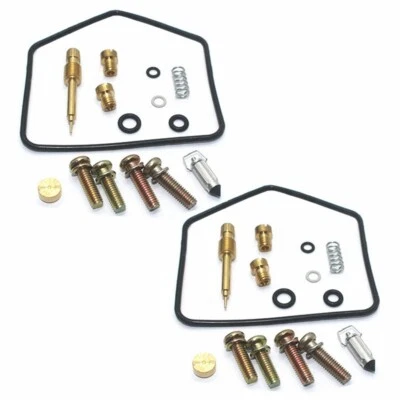 2X FOR KAWASAKI KZ440 KZ 440 1980-1983 Carburetor Repair Kit Rebuild Set screw - Image 1 of 3