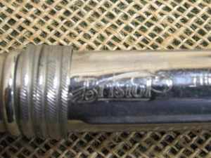 OLD VTG BRISTOL Telescoping Metal Fishing Rod / Pole RETRACTING & PORTABLE 9' lg - Picture 1 of 16