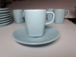 IKEA ESPRESSO CUP & SAUCER LIGHT BLUE - Picture 1 of 4
