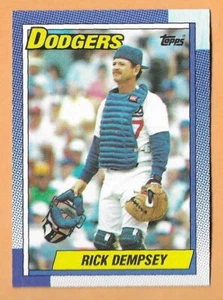 RICK DEMPSEY LOS ANGELES DODGERS #736 - TOPPS NM-MT 1990 - Picture 1 of 2