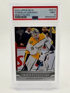 2023 Upper Deck Yaroslav Askarov Debut Dates No. DD-13 PSA 9 - Bild 1 von 2