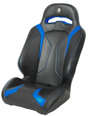Pro Armor LE Front / Rear Suspension Vinyl Seat Blue Black Polaris RZR All 2014+ - Image 1 of 2