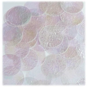 30mm Sequins Crystal Crackle Iris Rainbow Iridescent - Picture 1 of 2
