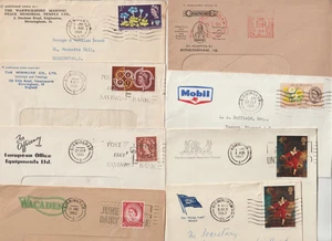1959/67 10 BIRMINGHAM ADVERTISING COVERS VIGNETTES SLOGANS METER INDUSTRY OIL - Picture 1 of 2