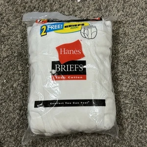 Vintage Hanes Briefs 2001 Men Size 36 8 Pack Original Full Cut Comfort READ - Picture 1 of 6