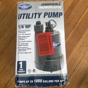 Superior Pump Thermoplastic Utility Pump - Picture 1 of 3