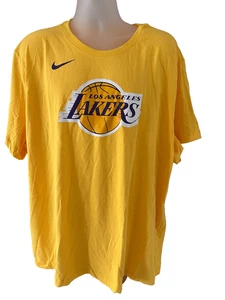 Nike NBA Los Angeles Lakers Logo Short Sleeve T-Shirt DA6023-728 Size 3XL, XXXL - Picture 1 of 3