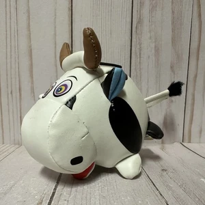 Vintage Braums Ice Cream Cow Plush Advertising Mini 5 Inch - Picture 1 of 14
