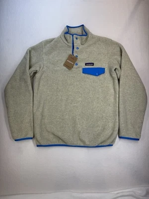 Jaqueta Pulôver Patagonia Feminina Synchilla LW Aveia Urze Nova Com Etiqueta Tamanho XL - Imagem 1 de 4