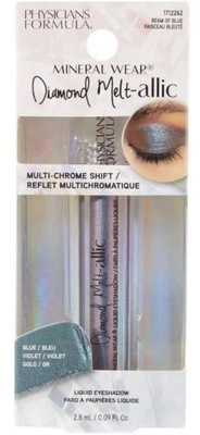 Physicians Formula Mineral Wear Diamond Melt-Allic, Liquid Blue Beam of Blue-NEW - Image 1 of 4