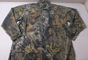 Red Head Bass Pro Shops Shirt Men's M Real tree Camouflage Button Up - Picture 1 of 5