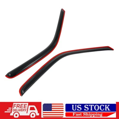 Para 94-01 Dodge Ram 1500/2500/3500 Viseras de ventilación de ventana en canal Sol Lluvia Jgeswf Foto 1 de 4