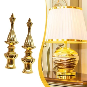 2Pcs Lamp Finials Lighting Accessories Decorative for Bedroom Living Room - Picture 1 of 6