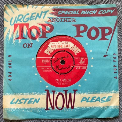 THE BEATLES “LOVE ME DO” rare UK 1962 PROMO SAMPLE / BEAT - 1ST PRESS / VG+ !!! Foto 1 de 3