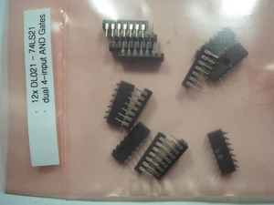 12x DL021 = SN7421 doppio 4 ingressi E cancelli #146b - Foto 1 di 2
