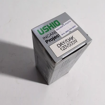 Lámpara Proyector DÍA/DAK Bombilla Ushio 120V 500W NOS Foto 1 de 2