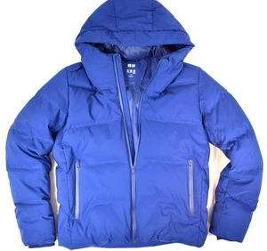 UNIQLO Seamless Down Jacket - Lightweight, DWR, Windproof (Blue) Men's Medium - Picture 1 of 13