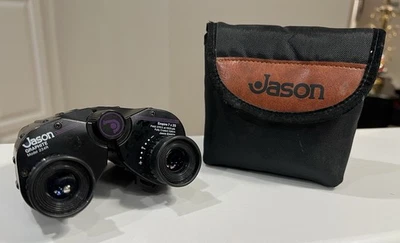 Jason Empire Graphite Binoculars Model 234R 7x25 /Soft  Case - Image 1 of 3