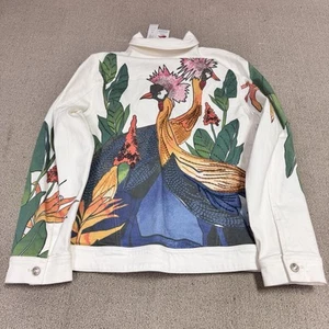 Giacca donna Chicos Tropical impreziosita multicolore con bottoni taglia 3 nuova con etichetta - Foto 1 di 12